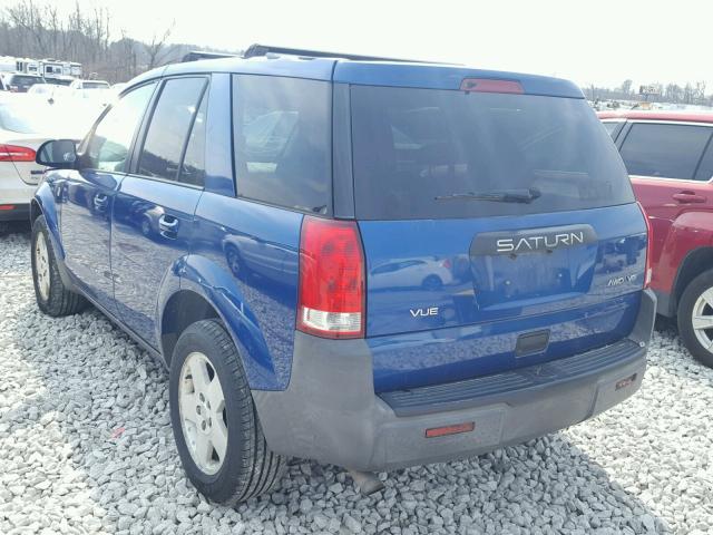 5GZCZ63465S819660 - 2005 SATURN VUE BLUE photo 3