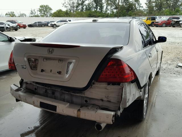 1HGCM66556A066006 - 2006 HONDA ACCORD EX WHITE photo 4