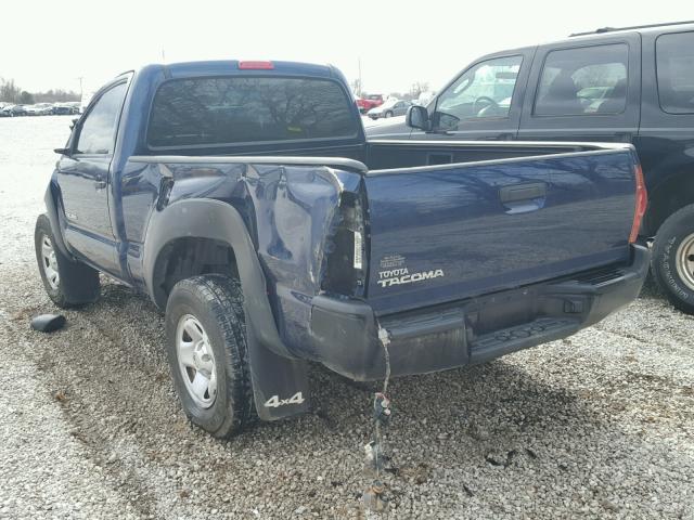 5TEPX42N08Z514307 - 2008 TOYOTA TACOMA BLUE photo 3