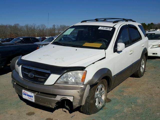 KNDJC733565636791 - 2006 KIA SORENTO EX WHITE photo 2