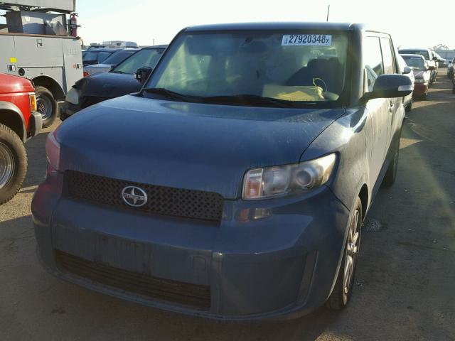 JTLKE50E281029934 - 2008 SCION XB TEAL photo 2