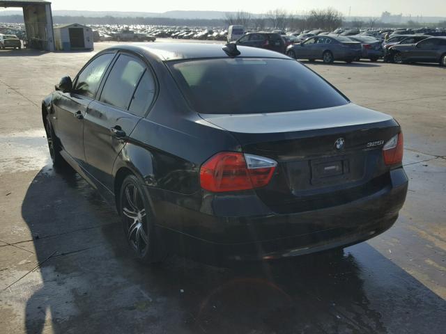 WBAVB17566NK39455 - 2006 BMW 325 I AUTO BLACK photo 3