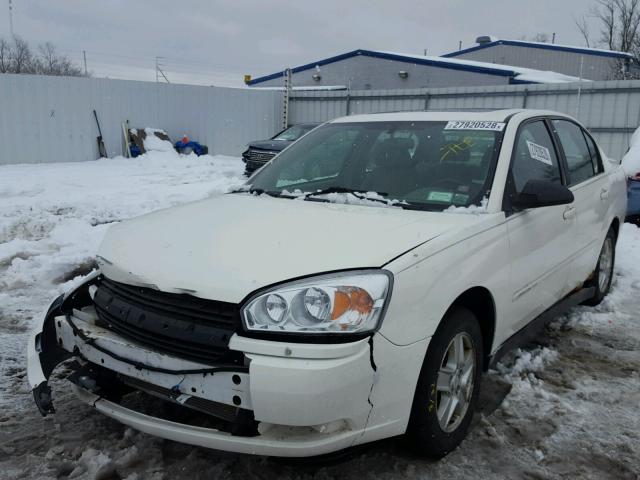 1G1ZT54814F120459 - 2004 CHEVROLET MALIBU LS WHITE photo 2