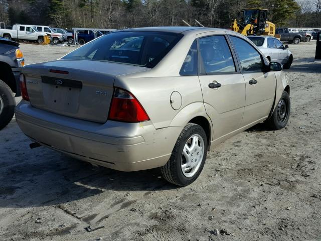 1FAFP34N76W136862 - 2006 FORD FOCUS ZX4 BEIGE photo 4