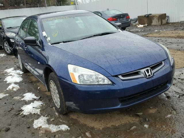 1HGCM56115A141001 - 2005 HONDA ACCORD DX BLUE photo 1