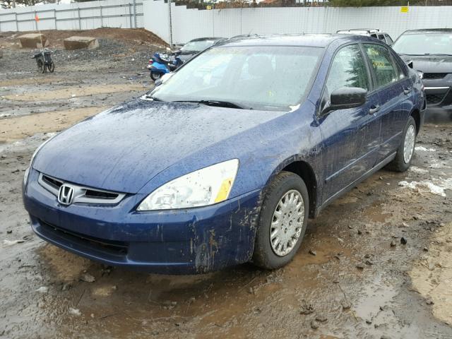 1HGCM56115A141001 - 2005 HONDA ACCORD DX BLUE photo 2