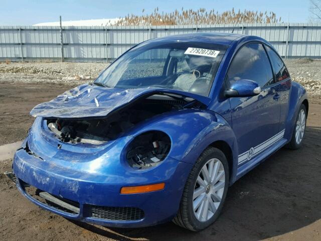 3VWRW31C78M509637 - 2008 VOLKSWAGEN NEW BEETLE 蓝色 照片 2