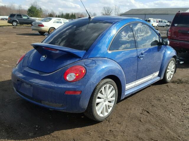 3VWRW31C78M509637 - 2008 VOLKSWAGEN NEW BEETLE 蓝色 照片 4
