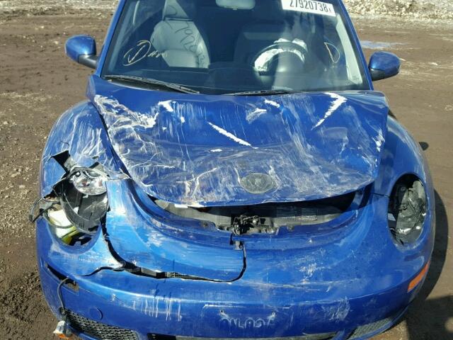 3VWRW31C78M509637 - 2008 VOLKSWAGEN NEW BEETLE 蓝色 照片 9
