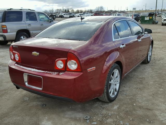 1G1ZK57B19F251697 - 2009 CHEVROLET MALIBU LTZ წითელი ფოტო 4