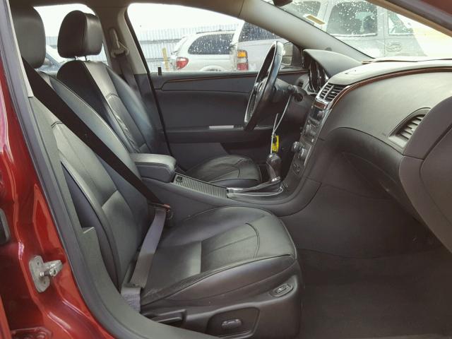 1G1ZK57B19F251697 - 2009 CHEVROLET MALIBU LTZ წითელი ფოტო 5