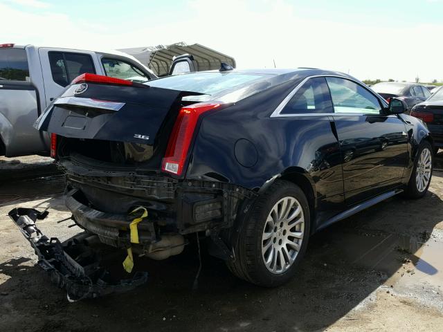 1G6DC1E3XD0161806 - 2013 CADILLAC CTS BLACK photo 4