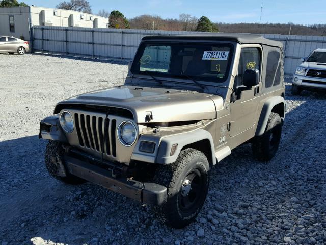 1J4FA29185P367123 - 2005 JEEP WRANGLER / GRAY photo 2