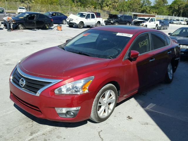 1N4AL3AP4DN444215 - 2013 NISSAN ALTIMA 2.5 RED photo 2