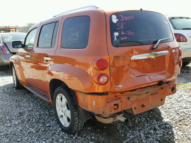 3GNDA23DX7S622639 - 2007 CHEVROLET HHR LT ORANGE photo 3