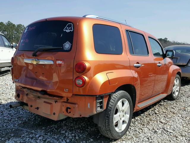 3GNDA23DX7S622639 - 2007 CHEVROLET HHR LT ORANGE photo 4