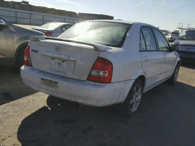 JM1BJ225230172285 - 2003 MAZDA PROTEGE DX WHITE photo 4