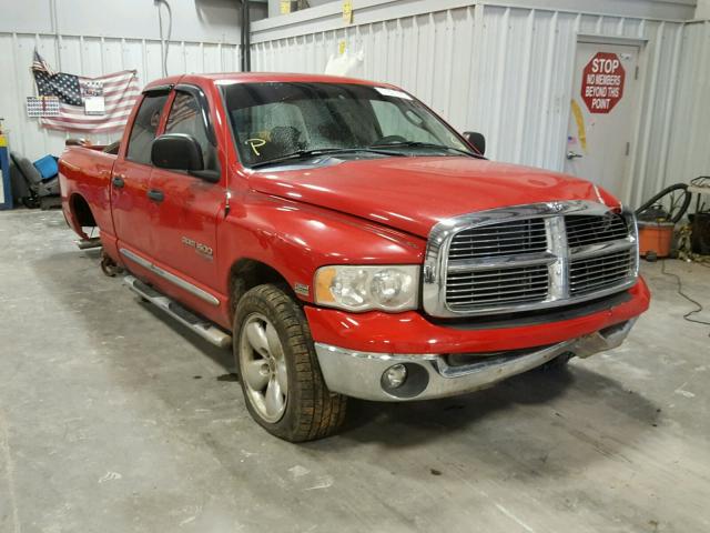 1D7HA18D35J647349 - 2005 DODGE RAM 1500 S RED photo 1