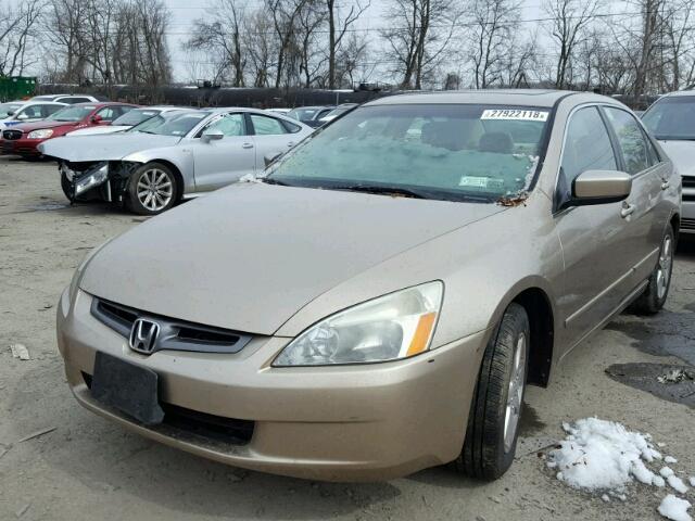 1HGCM66563A076376 - 2003 HONDA ACCORD EX GOLD photo 2