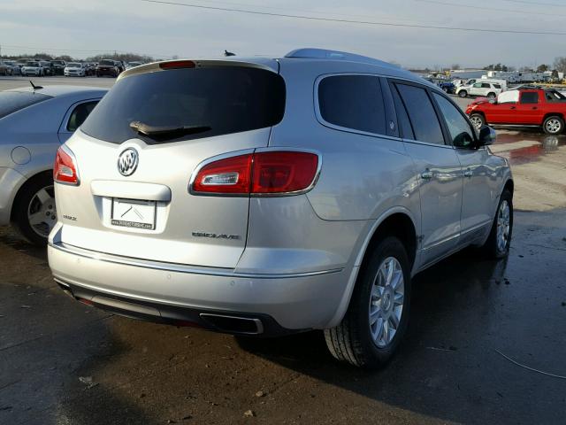 5GAKRBKD7EJ303841 - 2014 BUICK ENCLAVE SILVER photo 4