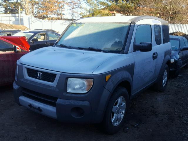 5J6YH28553L000418 - 2003 HONDA ELEMENT EX SILVER photo 2