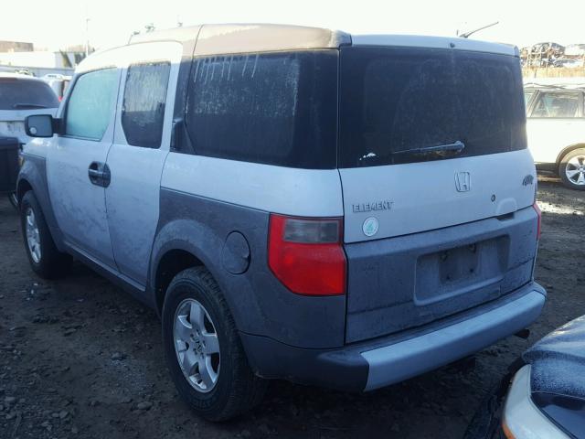 5J6YH28553L000418 - 2003 HONDA ELEMENT EX SILVER photo 3