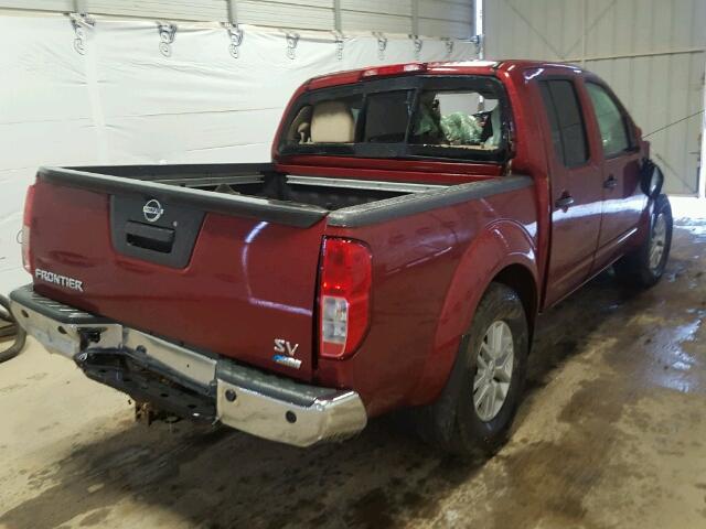 1N6DD0ER3HN774283 - 2017 NISSAN FRONTIER S RED photo 4