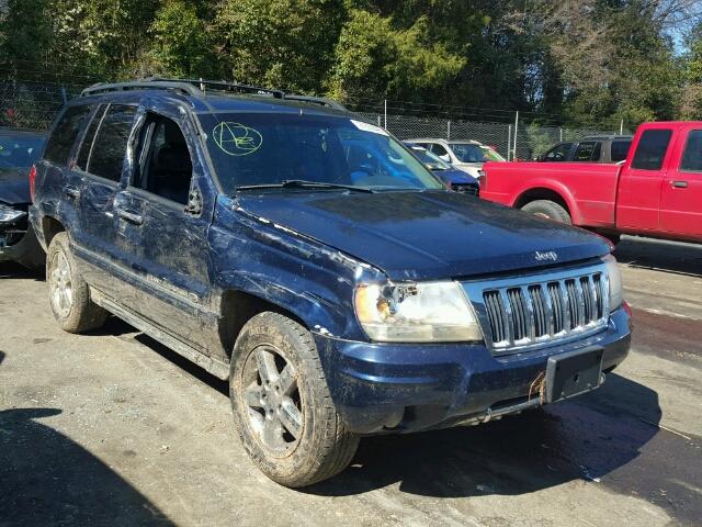 1J8GW68J54C311451 - 2004 JEEP GRAND CHER BLUE photo 1