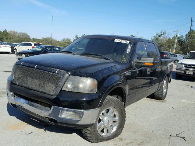 1FTPW12584KD07244 - 2004 FORD F150 SUPER BLACK photo 2