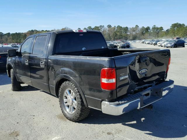 1FTPW12584KD07244 - 2004 FORD F150 SUPER BLACK photo 3