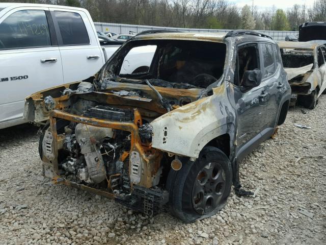 ZACCJAAT7GPD71590 - 2016 JEEP RENEGADE S BLACK photo 2