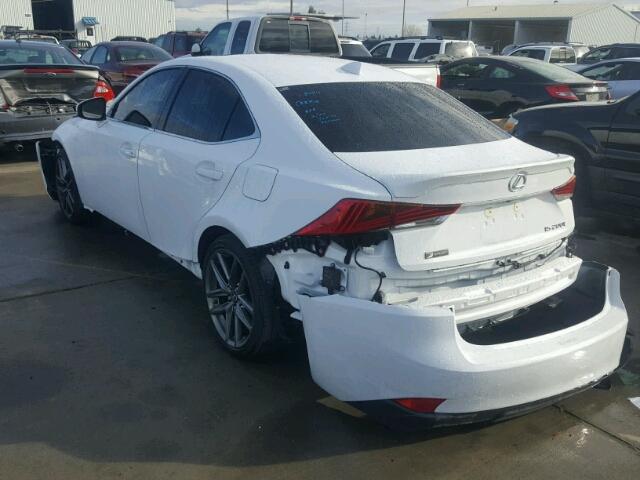 JTHBA1D29H5049038 - 2017 LEXUS IS 200T WHITE photo 3