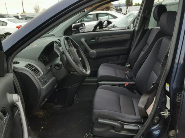 JHLRE38308C033358 - 2008 HONDA CR-V LX BLUE photo 5