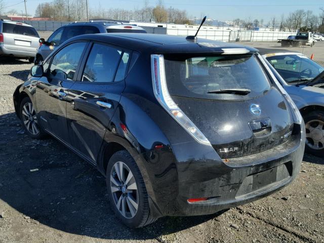 1N4AZ0CP6DC422688 - 2013 NISSAN LEAF S BLACK photo 3