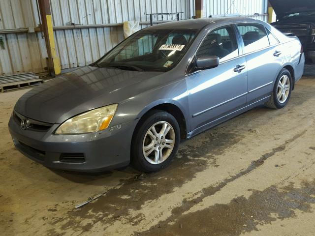 1HGCM56367A094343 - 2007 HONDA ACCORD SE BLUE photo 2