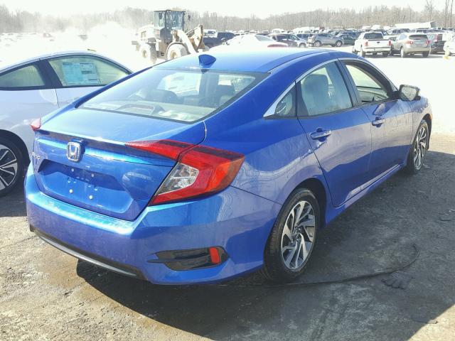 2HGFC2F71JH523107 - 2018 HONDA CIVIC EX Կապույտ լուսանկար 4