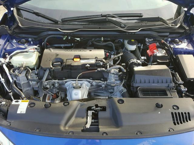 2HGFC2F71JH523107 - 2018 HONDA CIVIC EX Կապույտ լուսանկար 7
