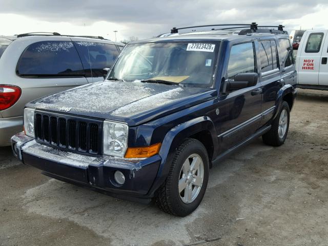 1J8HG48N36C232369 - 2006 JEEP COMMANDER BLUE photo 2