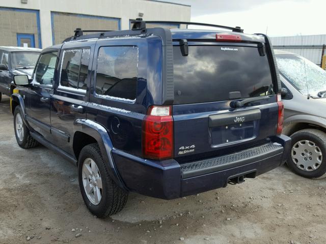 1J8HG48N36C232369 - 2006 JEEP COMMANDER BLUE photo 3