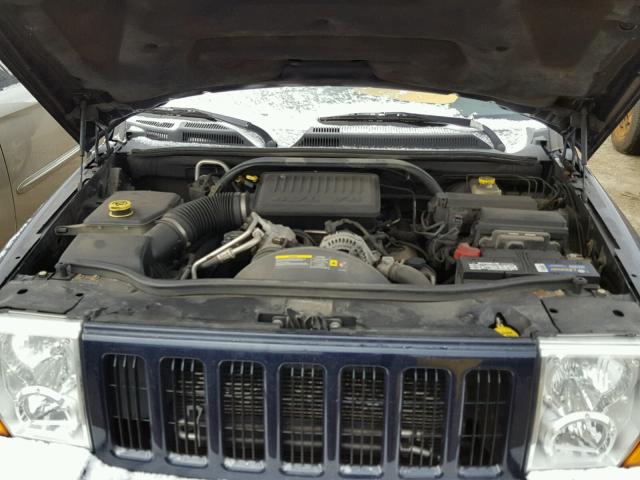 1J8HG48N36C232369 - 2006 JEEP COMMANDER BLUE photo 7