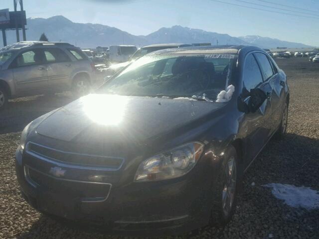 1G1ZC5EB3AF144090 - 2010 CHEVROLET MALIBU 1LT BLACK photo 2