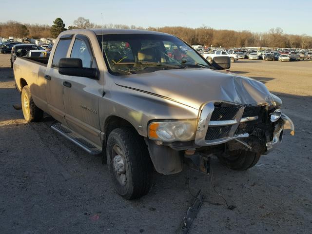 3D7KA28C73G775627 - 2003 DODGE RAM 2500 S BROWN photo 1