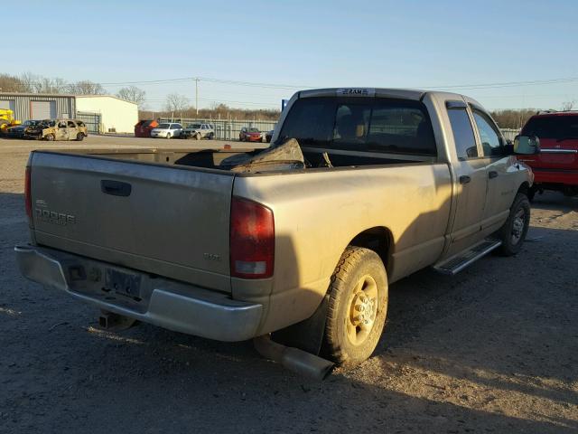 3D7KA28C73G775627 - 2003 DODGE RAM 2500 S BROWN photo 4