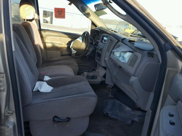 3D7KA28C73G775627 - 2003 DODGE RAM 2500 S BROWN photo 5