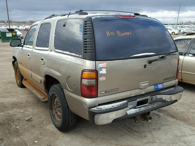 1GNEK13T41J117661 - 2001 CHEVROLET TAHOE K150 GRAY photo 3