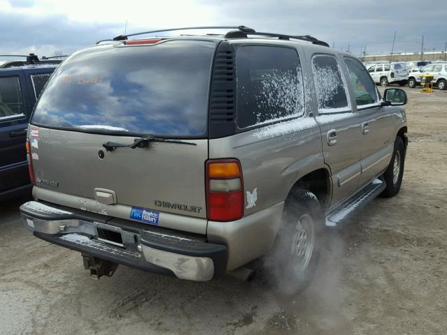 1GNEK13T41J117661 - 2001 CHEVROLET TAHOE K150 GRAY photo 4