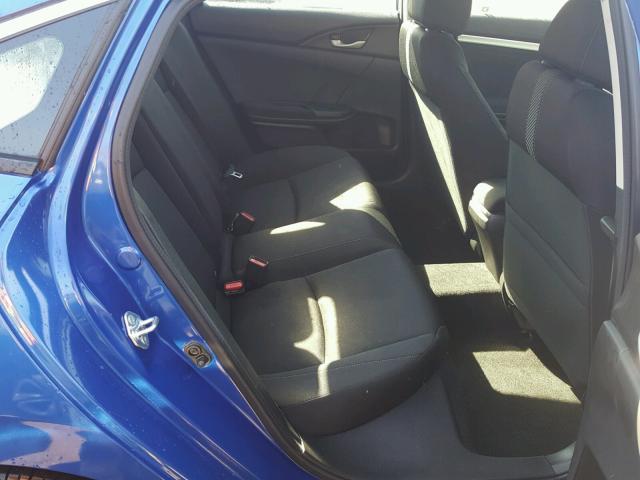 2HGFC2F73JH506261 - 2018 HONDA CIVIC EX Կապույտ լուսանկար 6