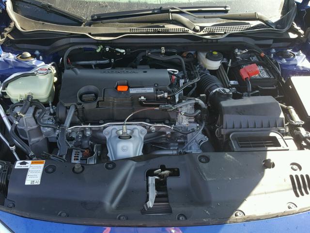 2HGFC2F73JH506261 - 2018 HONDA CIVIC EX Կապույտ լուսանկար 7