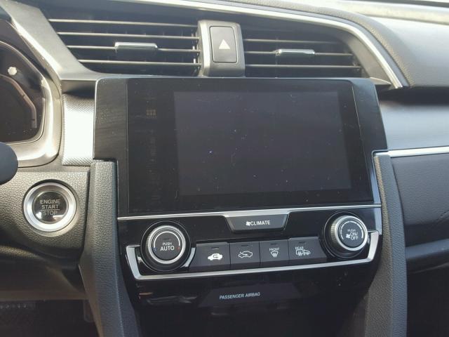 2HGFC2F73JH506261 - 2018 HONDA CIVIC EX Կապույտ լուսանկար 9