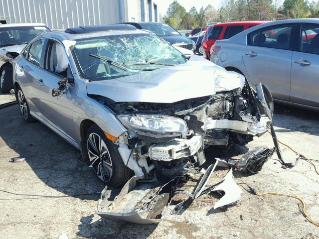 19XFC1F78GE022048 - 2016 HONDA CIVIC EXL SILVER photo 1